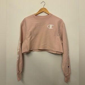 Champion Reverse Weave Cropped Crewneck Sweatshirt Size Small